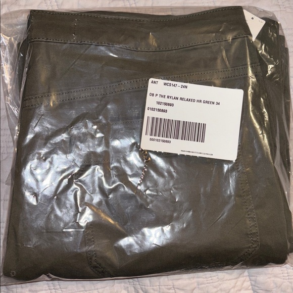 NWT The Rylan Relaxed High Rise Flare Pants by Pilcro in Dried Fern, size 34 - Picture 13 of 13